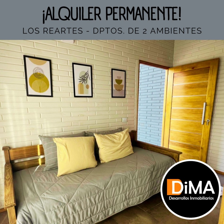 ALQUILER DEPARTAMENTO 2 AMB. - BRISAS DE TOTORALEJO - LOS REARTES