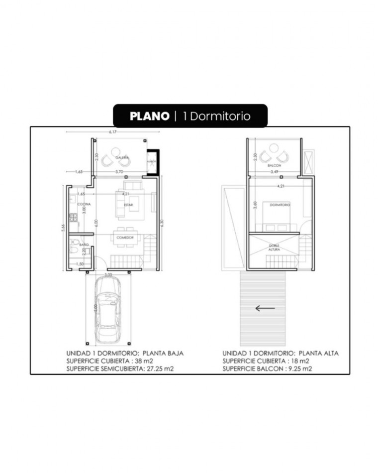 PINO NEGRO - DEPARTAMENTOS DE 2 Y 3 AMB.