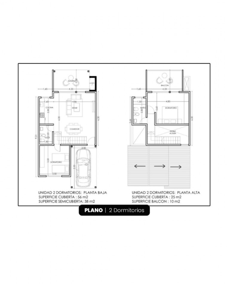 PINO NEGRO - DEPARTAMENTOS DE 2 Y 3 AMB.