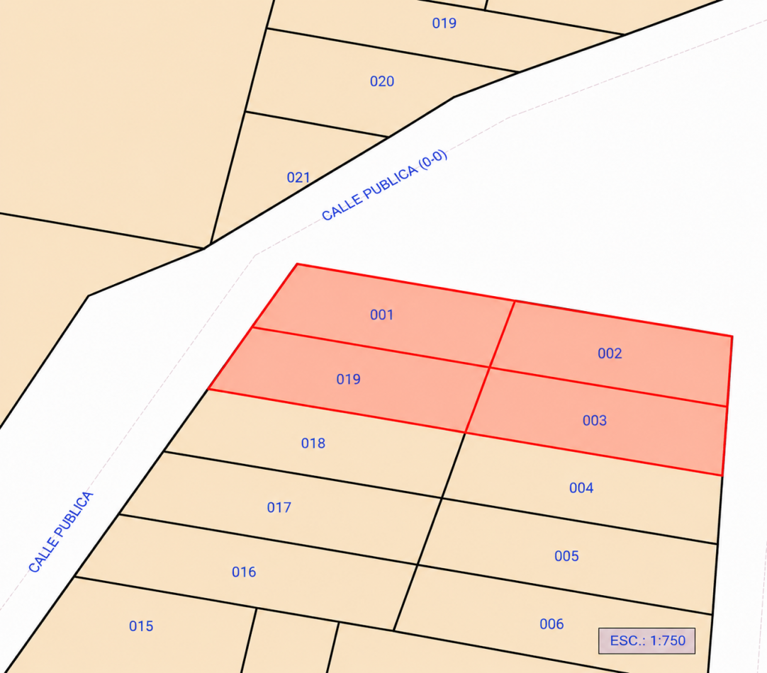 VENTA 4 LOTES EN CERRO DE ORO 